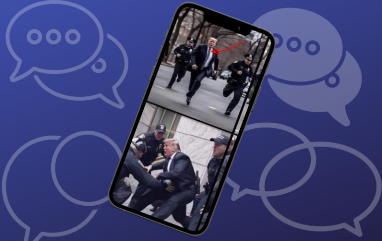 <strong>Fotot e arrestimit të Trump të krijuara nga inteligjenca artificiale</strong> <strong>Fotot e arrestimit të Trump të krijuara nga inteligjenca artificiale</strong>