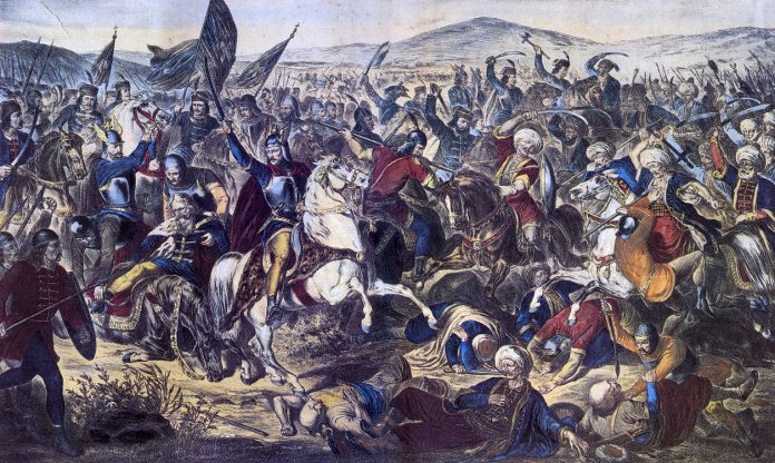 Battle_of_Kosovo,_Adam_Stefanović,_1870
