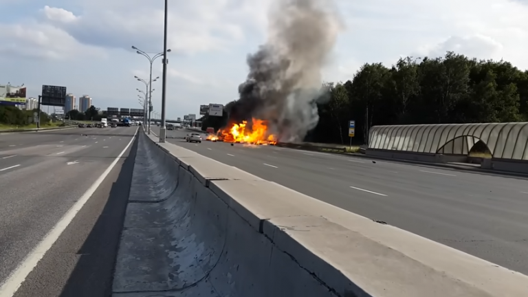Aksidenti me bombolat e gazit shitet online si provë e rrezikut të makinave elektrike