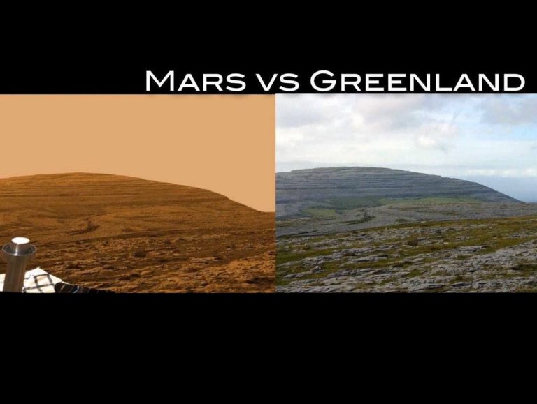 Imazhi i modifikuar nuk u përdor për të treguar sipërfaqjen e Marsit