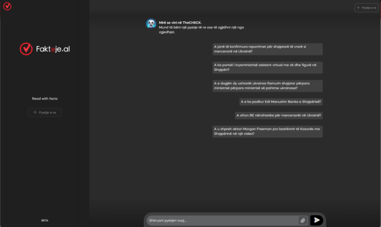 The Check: Çfarë mësuam duke ndërtuar një chatbot për të luftuar dezinformimin në disa gjuhë