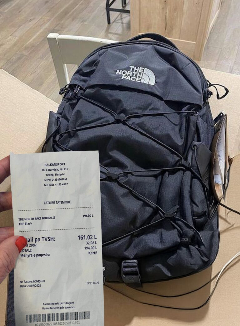 Skemë mashtrimi oferta pothuajse falas e çantave “The Nоrth Fаcе”