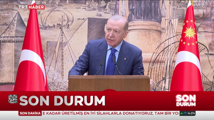 President Erdoğan addressed the participants who came to Istanbul for the 9th Meeting of the ICAP... 0-1 screenshot